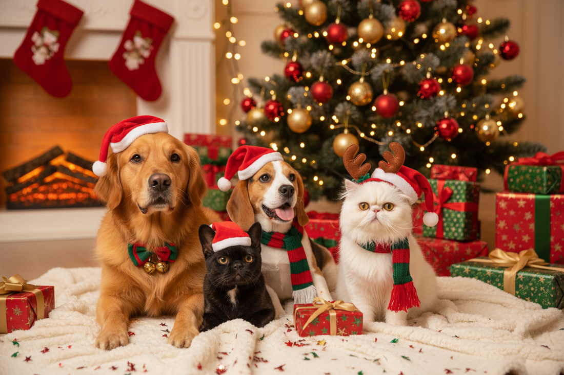🎄 Nos Articles de Noël pour Chiens et Chats : Gâtez Vos Compagnons !