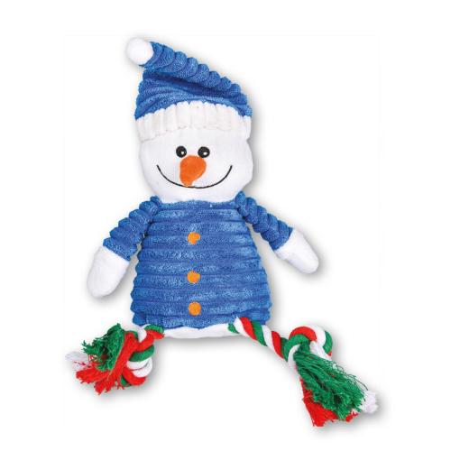 PELUCHE BONHOMME DE NEIGE DE NOEL CORDE SONORE 45CM – jouet – Catwouaf