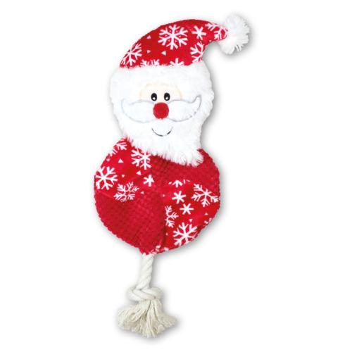 PELUCHE GALETTE PERE NOEL 40CM – jouet pour chien – chien – Catwouaf