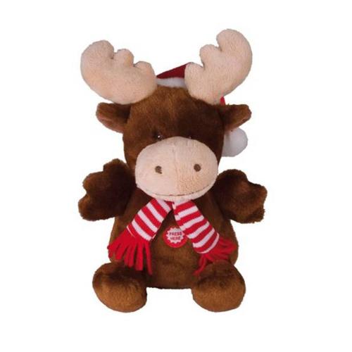 PELUCHE RENNE SONORE 23 CM NOEL – jouet – Catwouaf