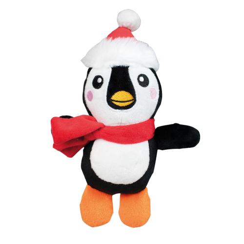 PELUCHE PINGOUIN DE NOEL 14X6CM 14x6cm – jouet – Catwouaf